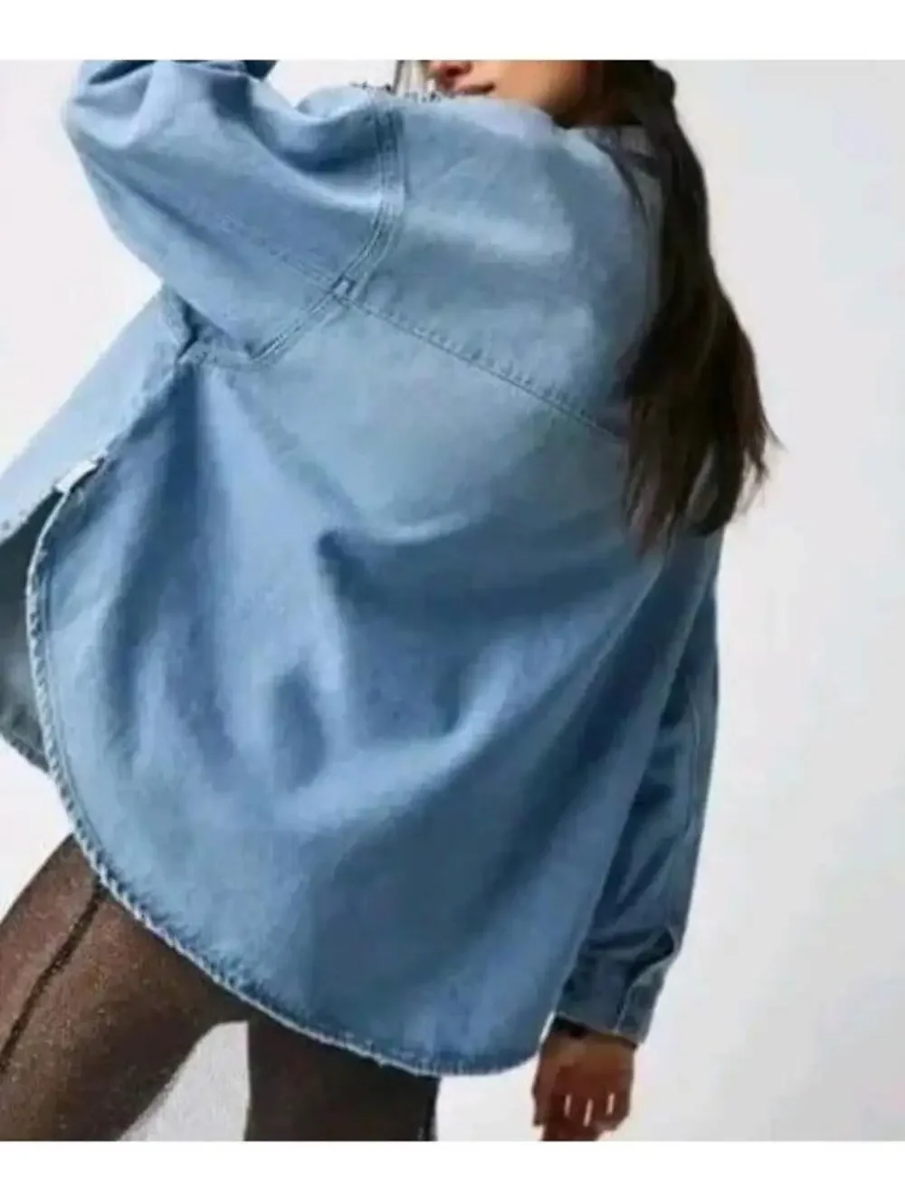 One Teaspoon Hand Embellished Daria Denim Shirt (S) - Picture 2 of 9